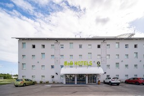 Overnatningsstedets facade