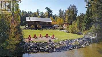 Older picture - now includes gazebo and new fire pit
