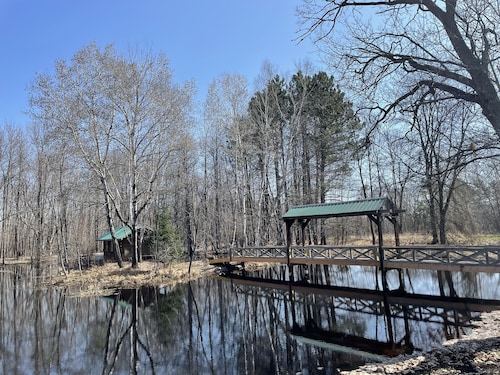 Escape to a Northwoods Cabin with private island!