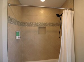 Shower, hair dryer