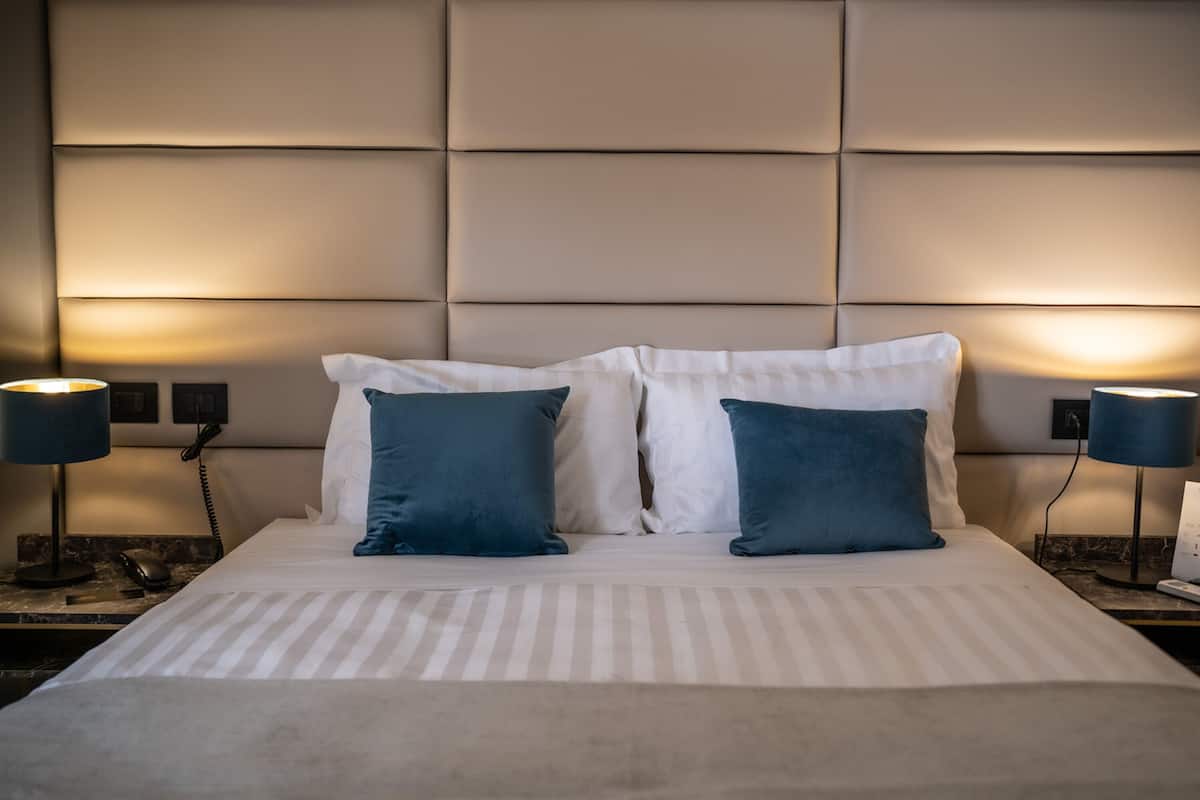 Premium bedding, down duvets, memory-foam beds, minibar