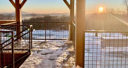 Mountainside Luxury 2-Level Condo at Okemo. Ski-In/Out.