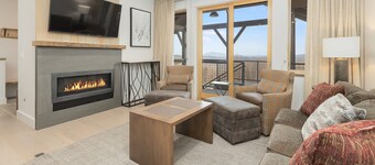 Mountainside Luxury 2-Level Condo at Okemo. Ski-In/Out.