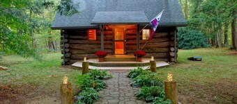 1848 Log Cabin in the Trees w/Fire Pit/ Foscoe/No Damage from Helene!