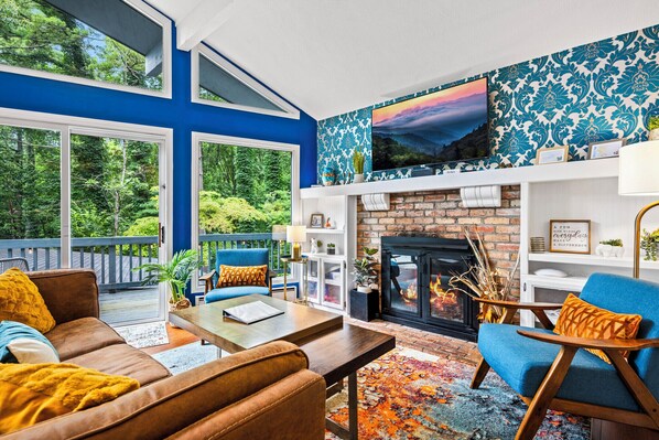 Smart TV, oficina y impresora 