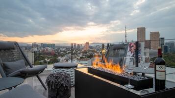 Terrasse sur le toit