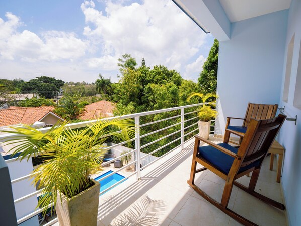 Property grounds - A Downtown one bedroom 1.5 bathroom condo. (sosua)
