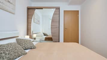 Apartemen (1 Bedroom) | 1 kamar tidur, tempat tidur bayi (biaya tambahan), dan tempat tidur bayi