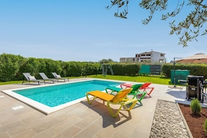 Pool - Private Pool and Big Garden- Holiday Home Dori (Fažana)
