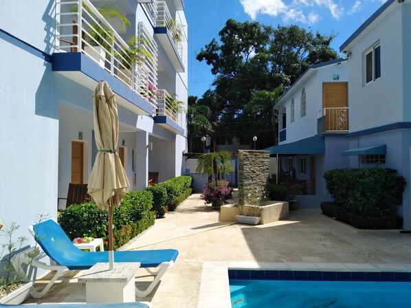 Pool - A downtown Sosua one bedroom 1.5 bathroom close to everything! (sosua)