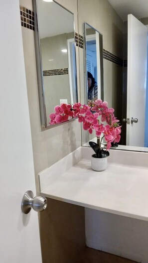 Combined shower/bathtub, hair dryer, towels, toilet paper - DIVINE APARTMENT 2 BR/BTH IN SIAN (Hollywood)