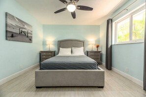 1 غرفة نوم ومكتب ومكواة/لوح كي وواي فاي