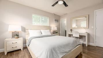 Desk, iron/ironing board, free WiFi, bed sheets