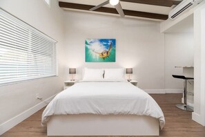 1 غرفة نوم ومكواة/لوح كي وواي فاي مجانًا وملاءات أسرّة