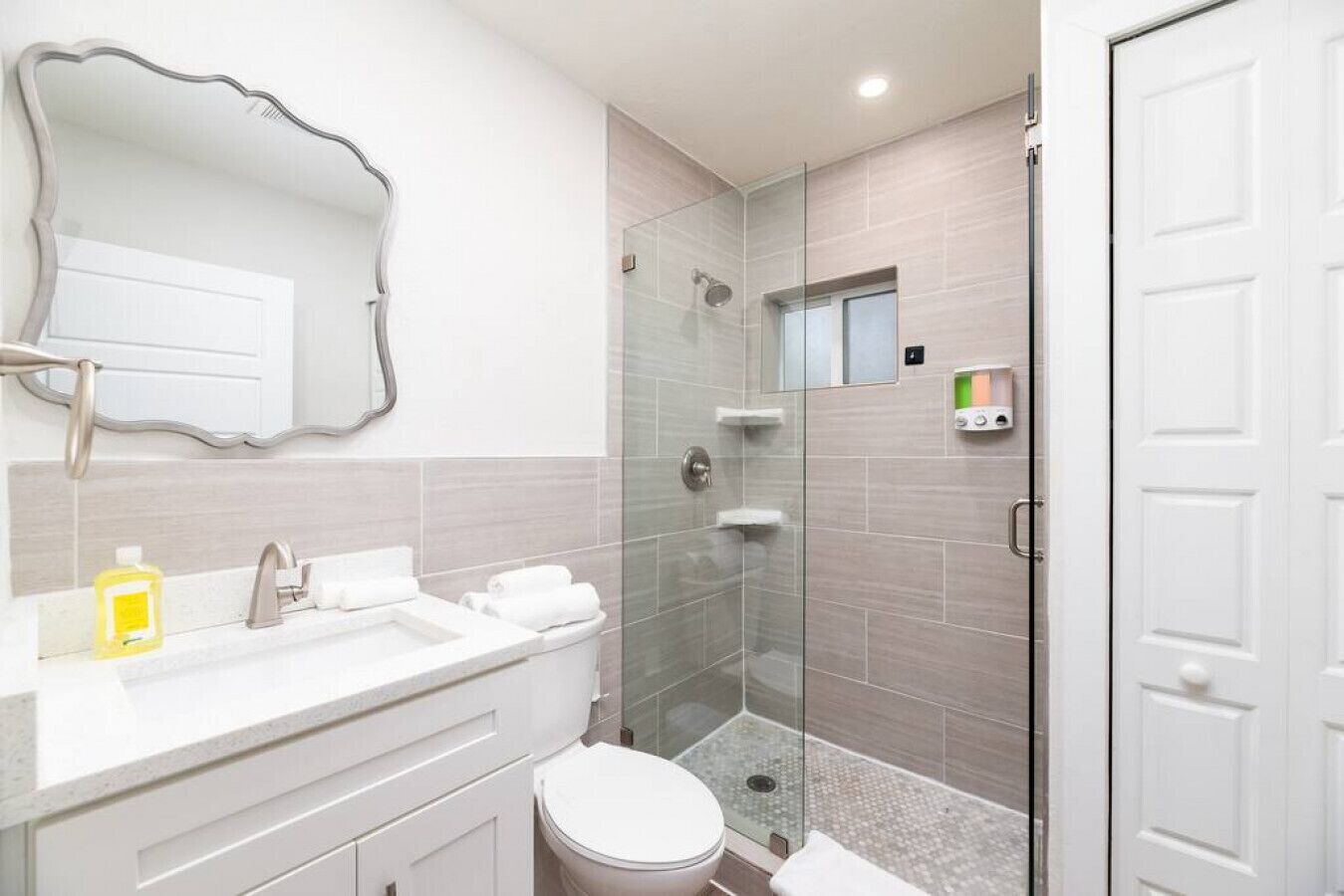 Hair dryer, towels