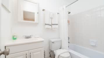 Hair dryer, towels