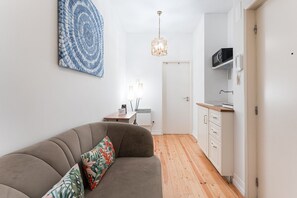 Een flatscreentelevisie