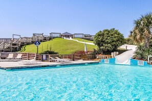 Indoor pool, outdoor pool