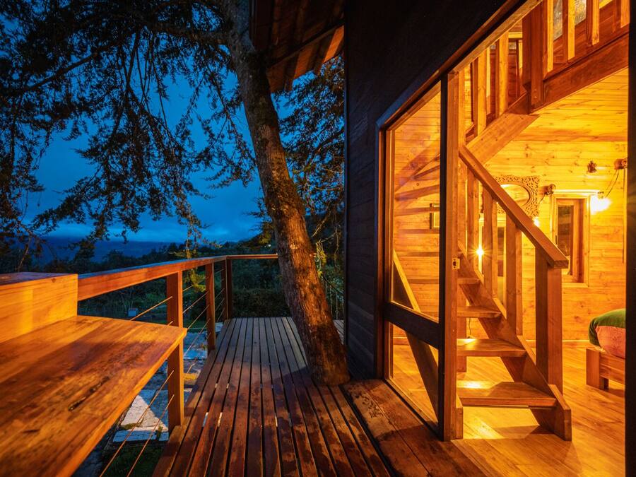 Tree House, Multiple Beds, Mountain View | Terrace/patio