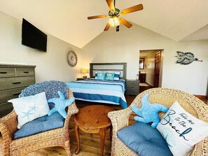 4 bedrooms, iron/ironing board, travel crib, free WiFi