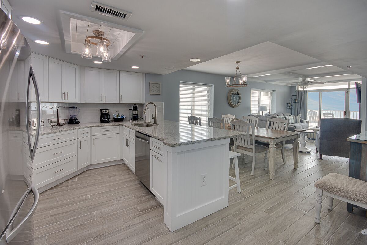 Stunning, direct ocean front, condo has recently undergone a complete renovation