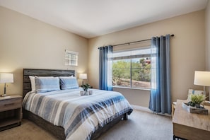 2 bedrooms, desk, free WiFi, bed sheets
