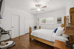4 bedrooms, iron/ironing board, travel crib, WiFi