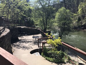 Patios on the river