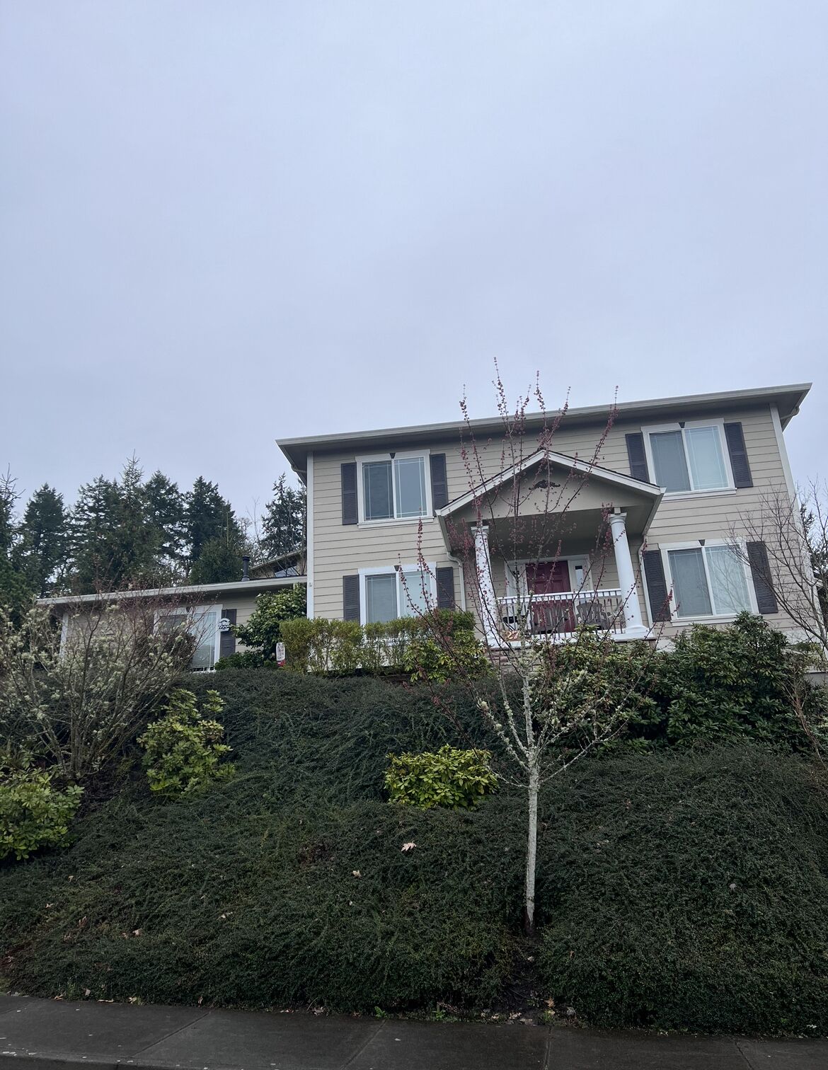 Private, great views. So close to town