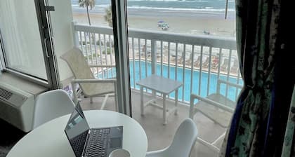 A breathtaking oceanfront studio w/ a private balcony