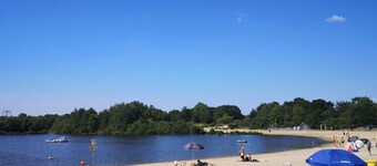 Ferienwohnung 'Boven' am Timmeler Meer mit Balkon und WLAN