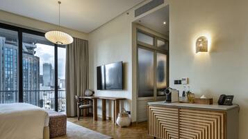 Premium bedding, free minibar items, in-room safe, blackout curtains