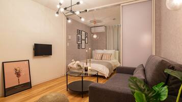 디럭스 아파트 | 거실 공간