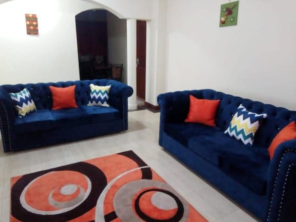 Apartment, 3 Bedrooms | Living area - Stay.Plus Royal Family Apartment Nyali (Mombasa)