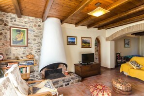 TV, fireplace - Club Villamar - Ideal for several families, small work groups, training or personal growth. (Sils)