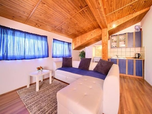 Apartment (One Bedroom Apartment with Terrace) | Living room | TV