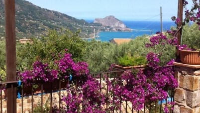 Holiday Home 'Case Saponara' with Sea View, Terrace & Wi-Fi