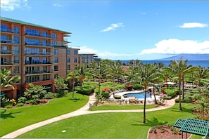 View from room - K B M Resorts- Hkk-443 Dual Master Suites, 2bd, Ocean Views, Easy Pool and Beach Access! (Lahaina)