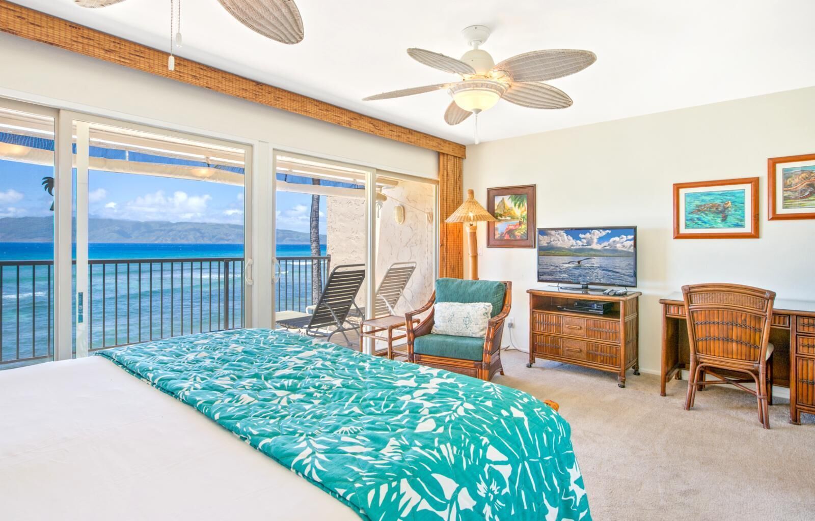 Leilighet (2 Bedrooms) | 2 soverom, skrivebord for bærbar PC og strykejern/-brett