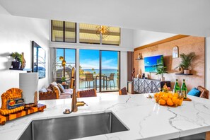 Condo, 2 Bedrooms, Balcony, Oceanfront (NAP-C32t) | Private kitchen | Fridge, microwave, oven, coffee/tea maker - Napili Point by KBM (Napili-Honokowai)