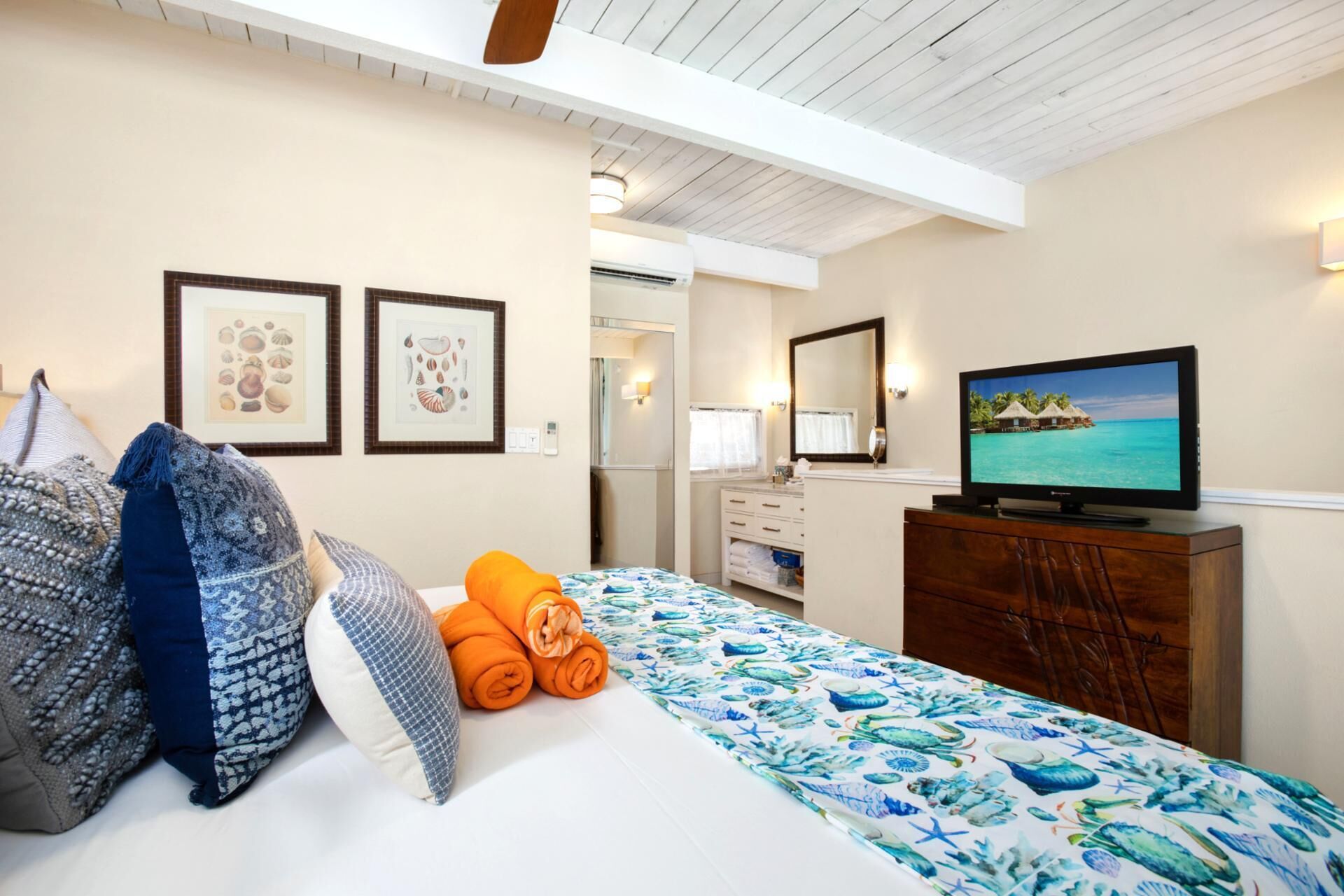 Condo, 2 Bedrooms, Balcony, Oceanfront (NAP-C31) | 1 bedroom, iron/ironing board, free cribs/infant beds, bed sheets