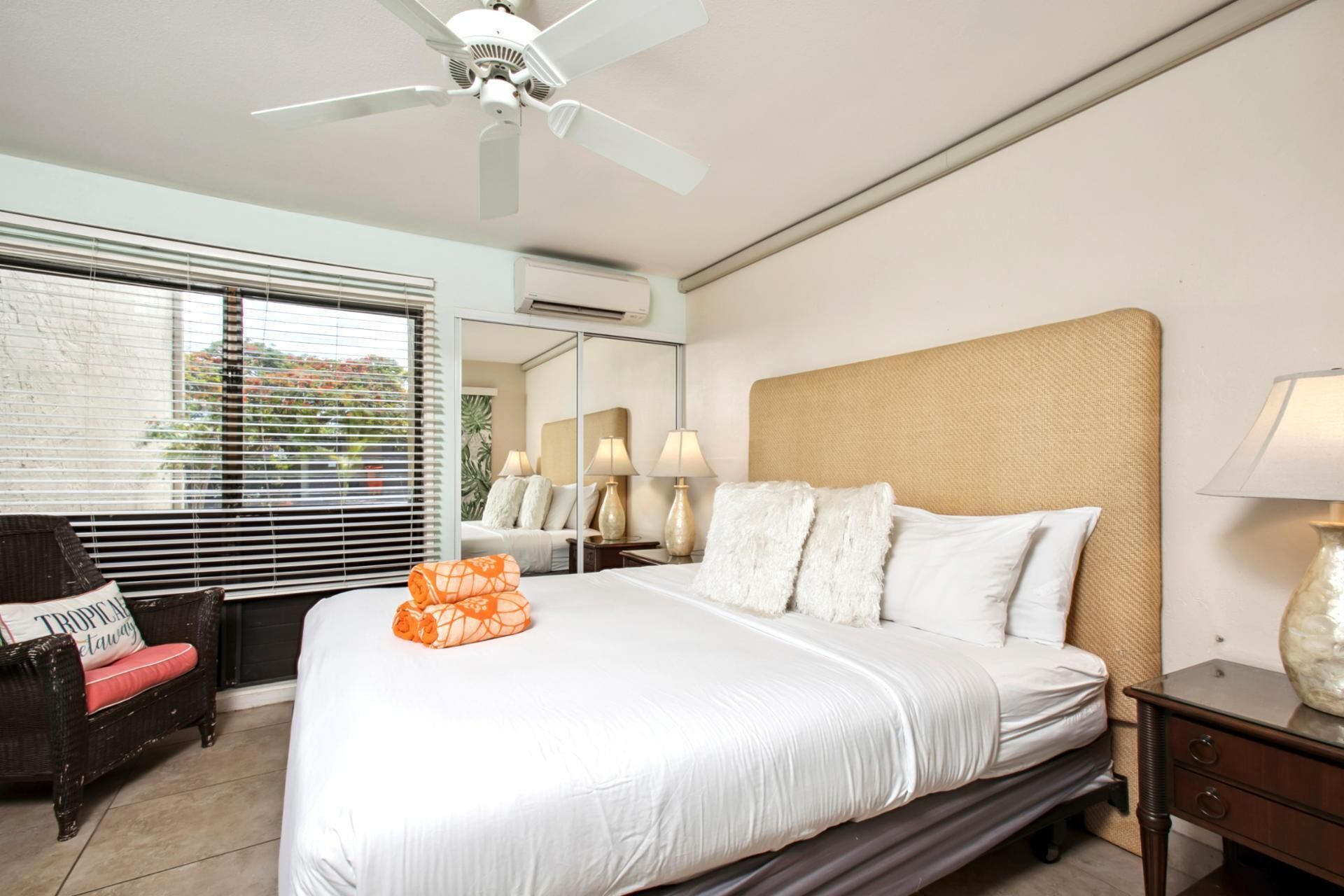 Villa, 1 Bedroom, Ocean View (Oceanfront, Sleeps 4 (NAP-B13)) | 1 bedroom, iron/ironing board, free cots/infant beds, bed sheets