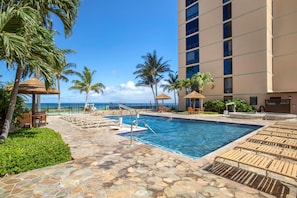 Indoor pool, outdoor pool