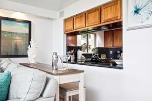 Condo (2 Bedrooms) | Private kitchen | Fridge, microwave, oven, coffee/tea maker - Polo Beach Club POL-109 by KBM (Kihei)