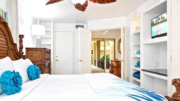 Leilighet (2 Bedrooms) | 2 soverom, skrivebord for bærbar PC, strykejern/-brett og sengetøy