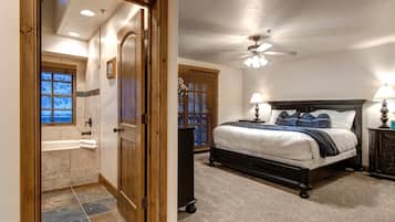 Studio (4 Bedrooms) | 4 soverom, skrivebord for bærbar PC og strykejern/-brett