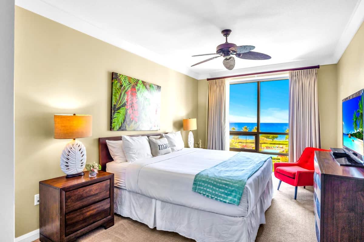 Condo, 3 Bedrooms, Air conditioning, Ocean View (3 Bedrooms HKH-529) | 3 bedrooms, premium bedding, individually decorated