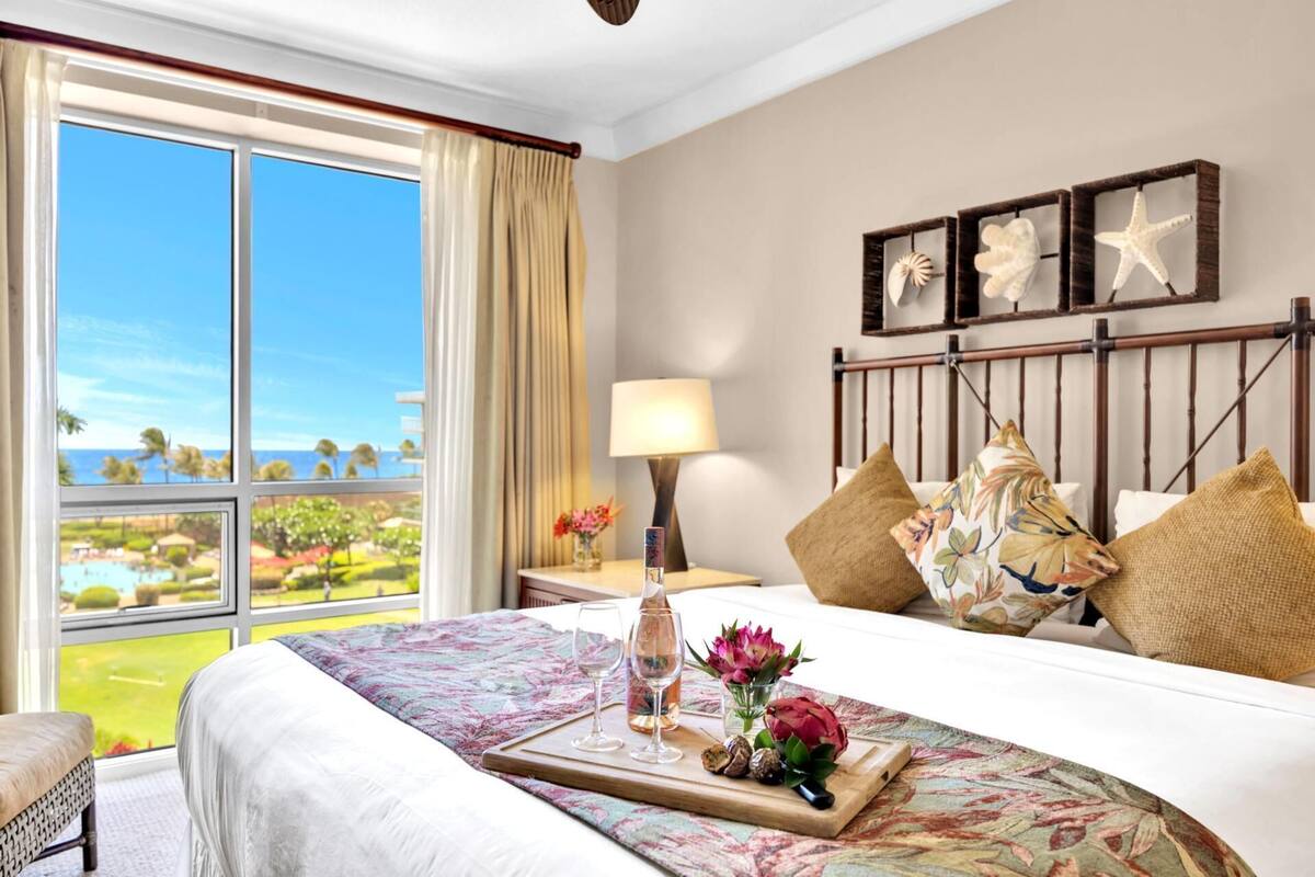 Villa, 3 Bedrooms, Penyaman udara, Ocean View (Oceanfront, Sleeps 8 (HKH-425)) | 3 bilik tidur, peralatan tempat tidur premium 