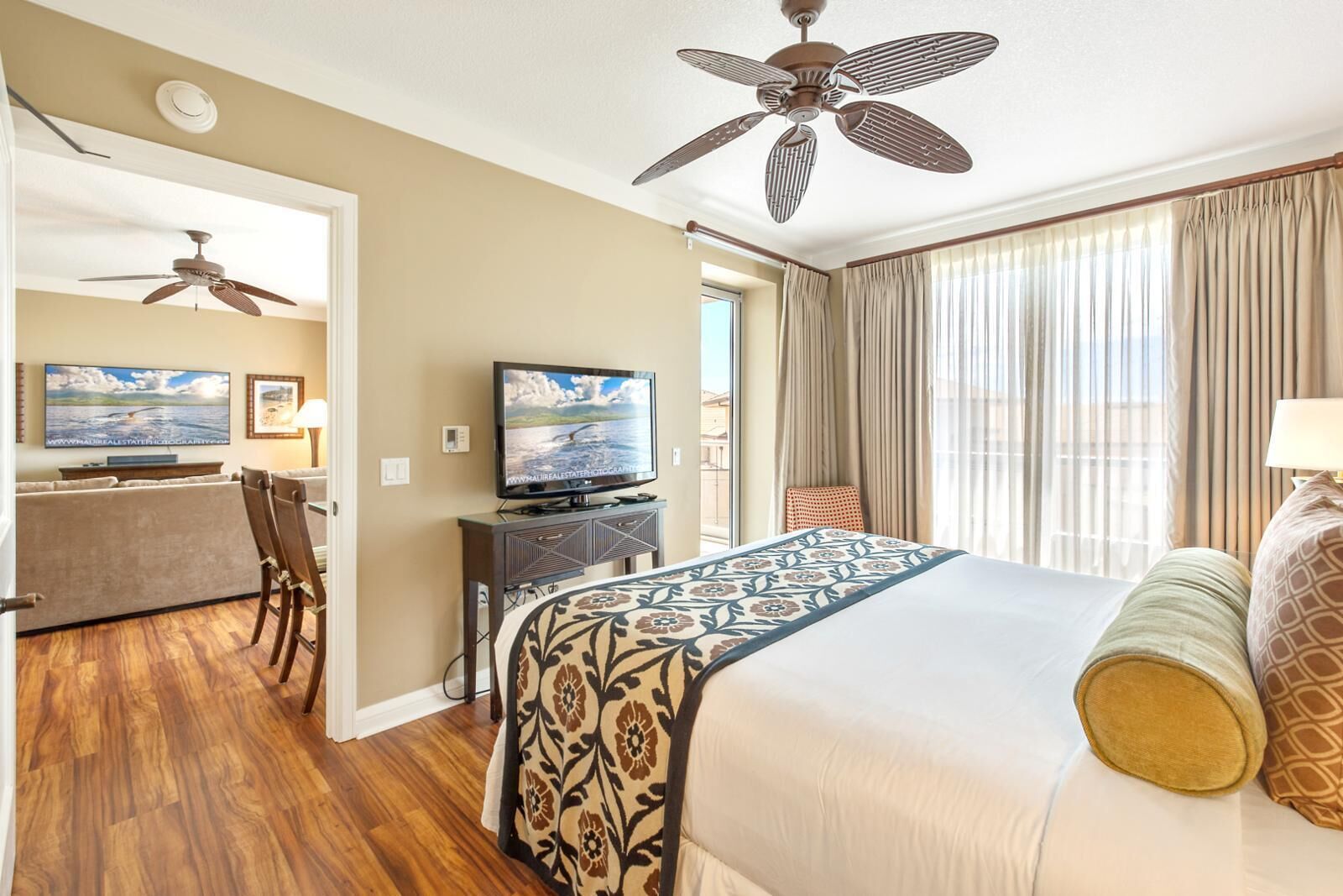 Condo, 1 Bedroom, Air conditioning, Ocean View (1 Bedroom HKH-714) | 3 bedrooms, premium bedding, individually decorated