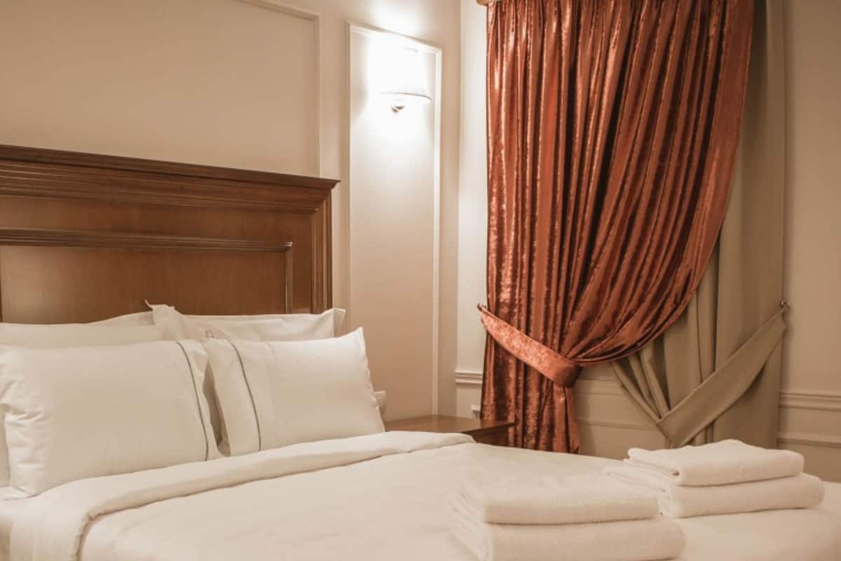 Standard Double Room | Premium bedding, memory-foam beds, minibar, desk